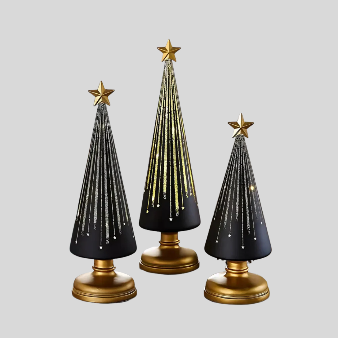 Verlichte kerstboomdecoratie voor binnen