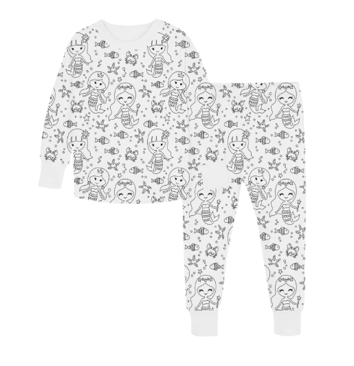 Inkleurbare Kinder Pyjama