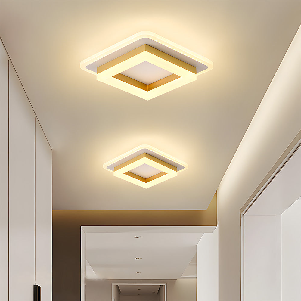 Vierkante LED Plafondlamp