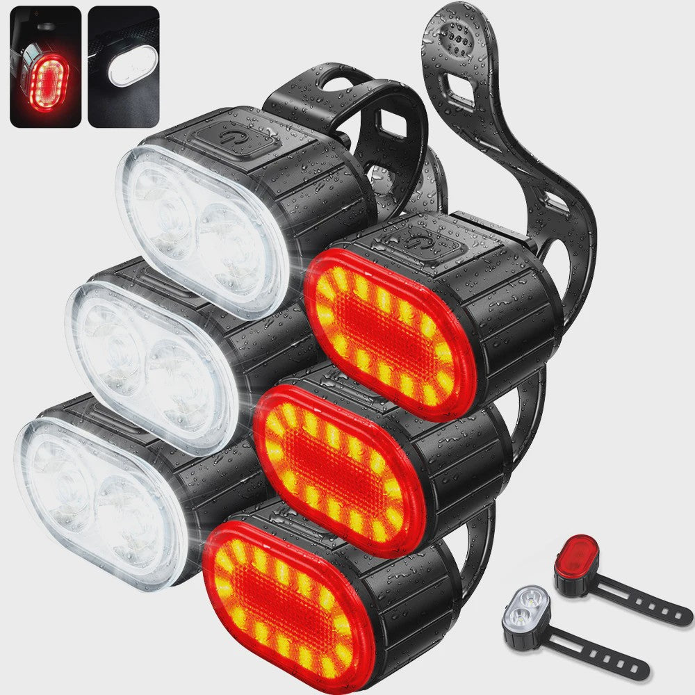 Oplaadbare Fietsverlichting Set met USB
