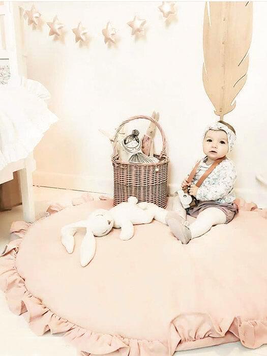 Zachte Baby Speelmat met Ruffle Rand