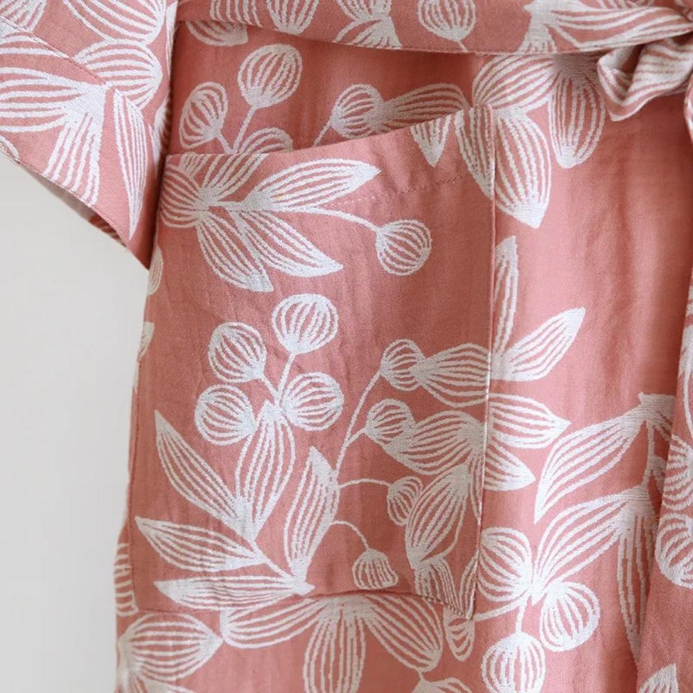 Zachte en Ademende Katoenen Kimono Badjas