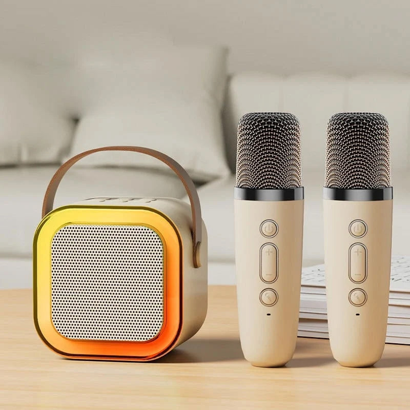 Mini draagbare karaoke set