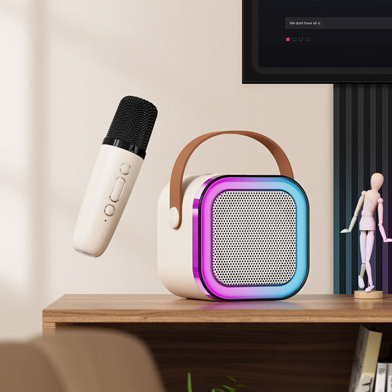 Mini draagbare karaoke set
