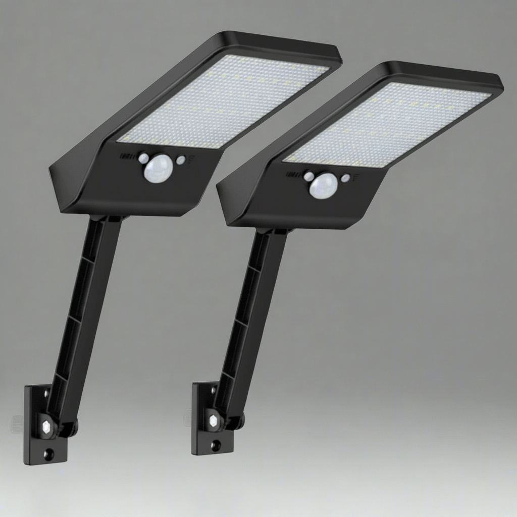 Solar LED-buitenlamp met bewegingssensor