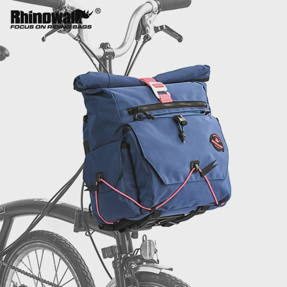 Vouwfiets Tas 17L Quick-Release Stuur- en Mandtas