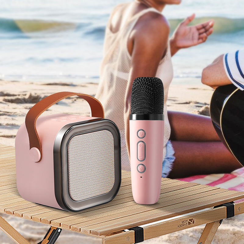 Mini draagbare karaoke set