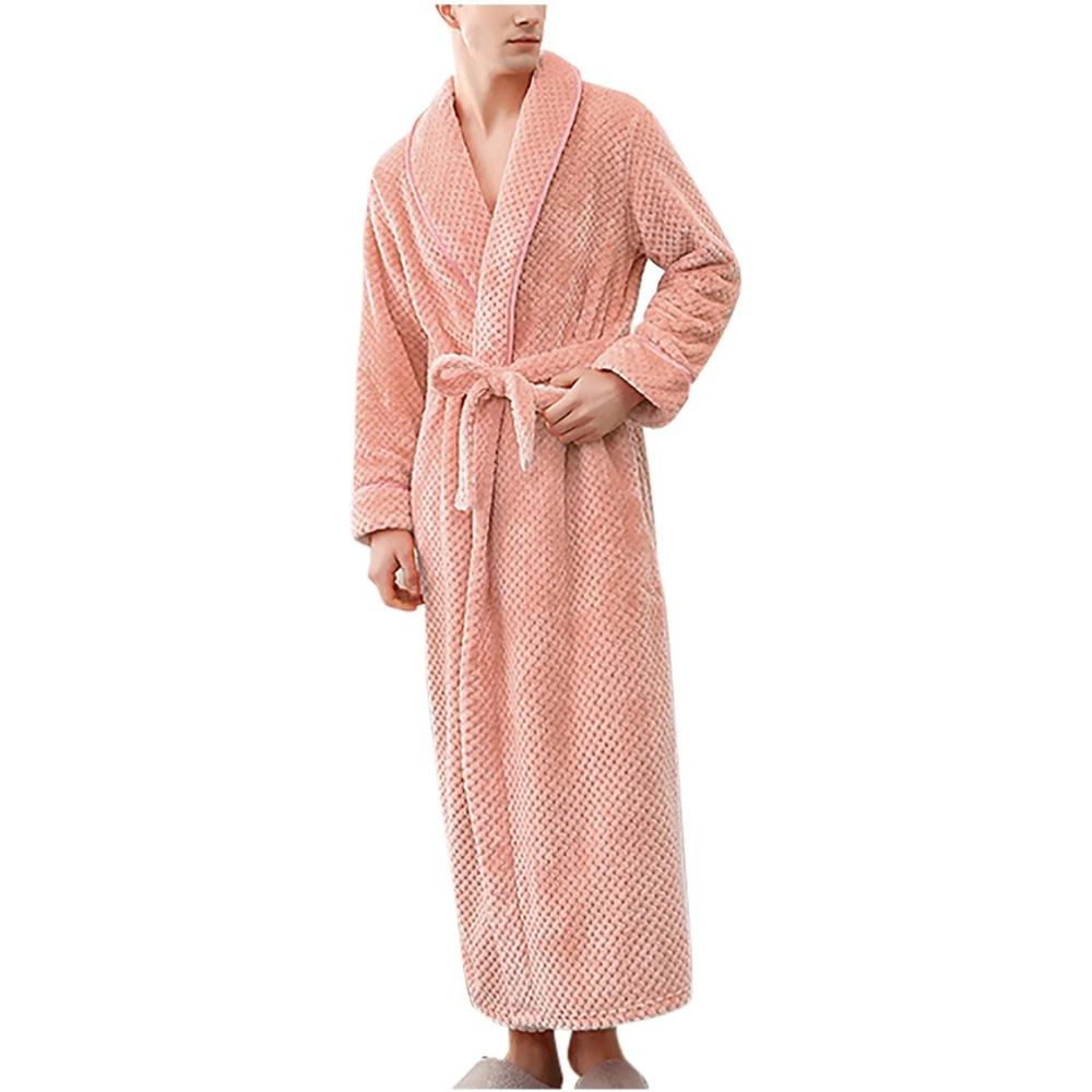 Elegante Fleece Badjas met Tailleband