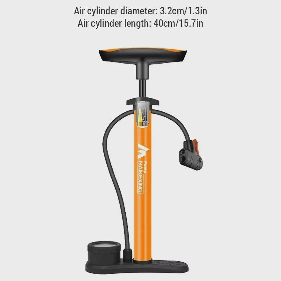 Draagbare Fietspomp met Manometer