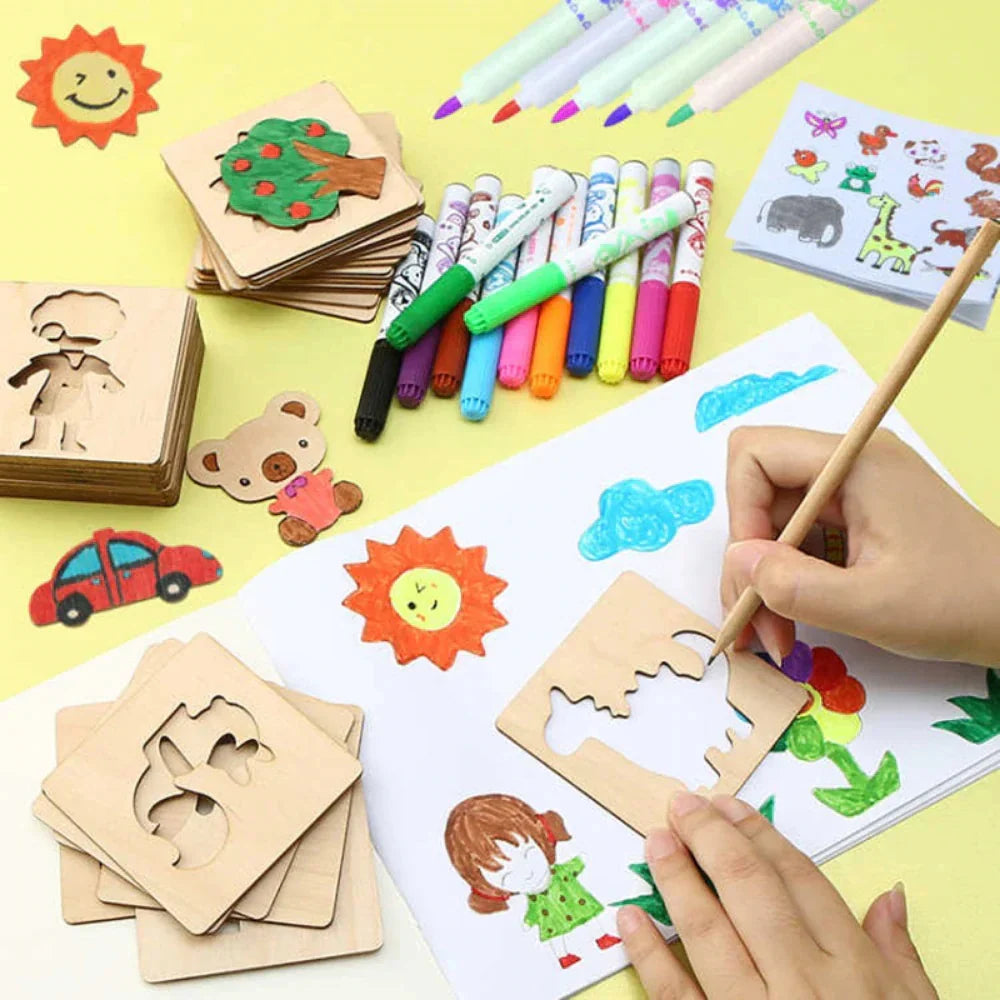 Creatieve Tekensjablonen Stencilset (20 Stuks)
