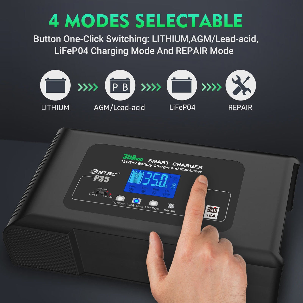 PowerCharge 35A slimme acculader