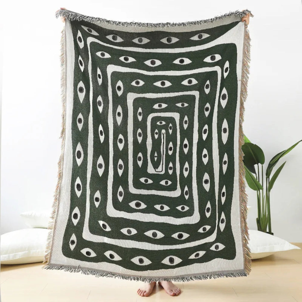 SerpentWeave slangen labyrint plaid
