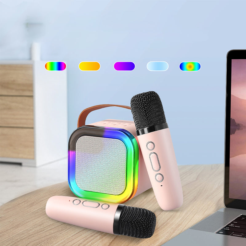 Mini draagbare karaoke set