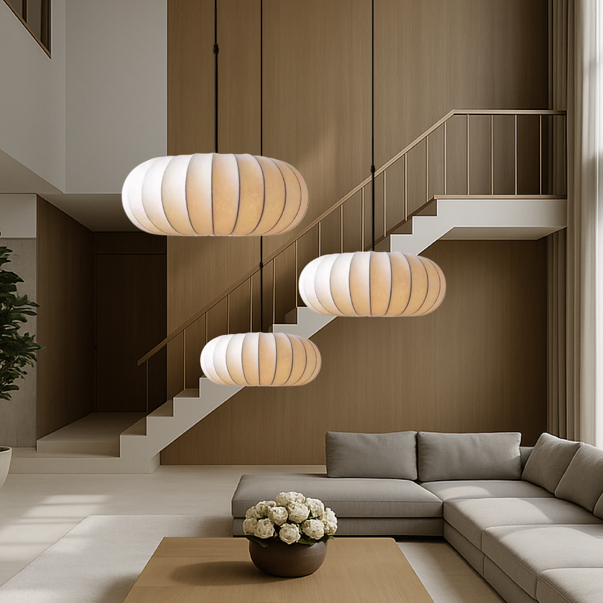 Verona zijden hanglamp