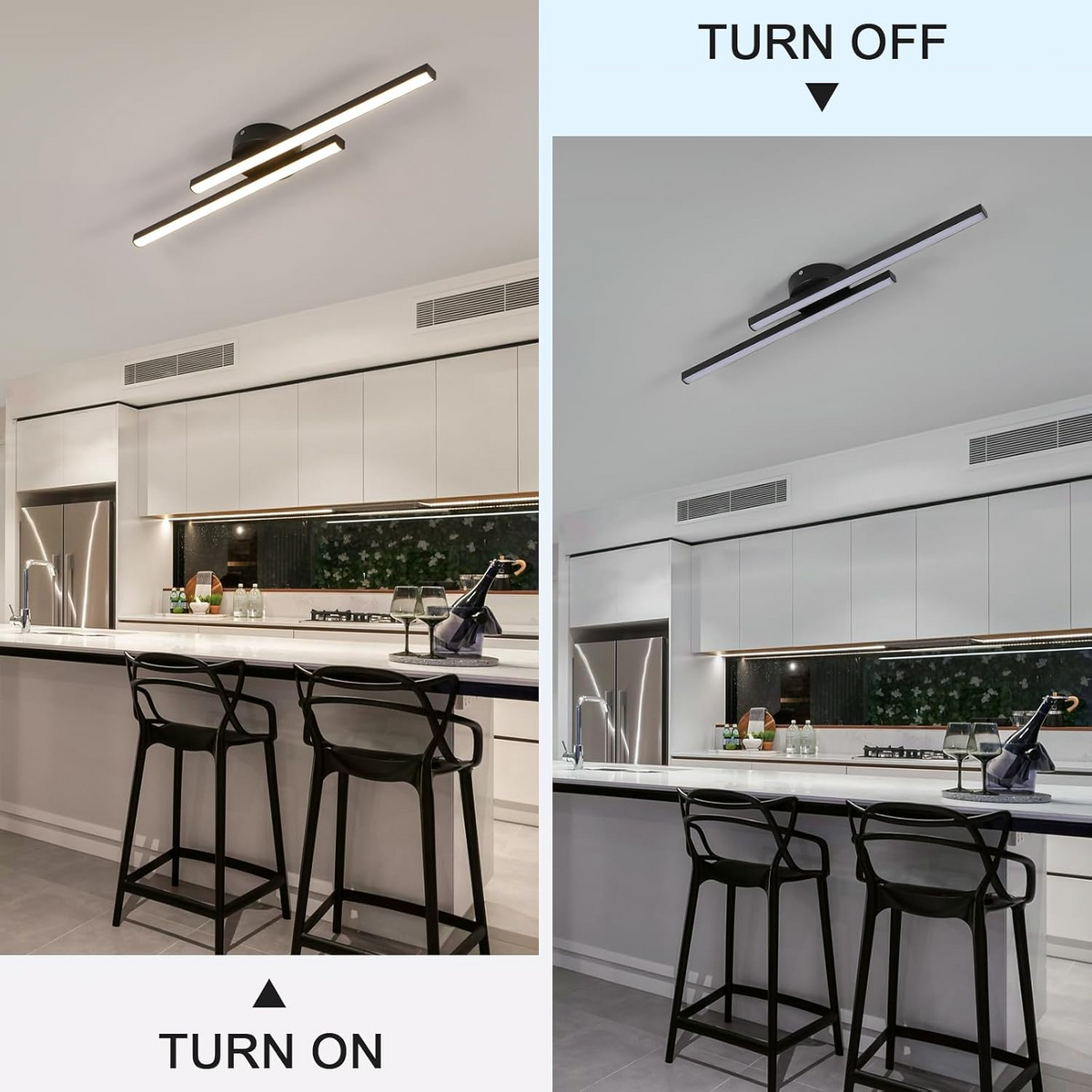 Langwerpige LED Plafondlamp