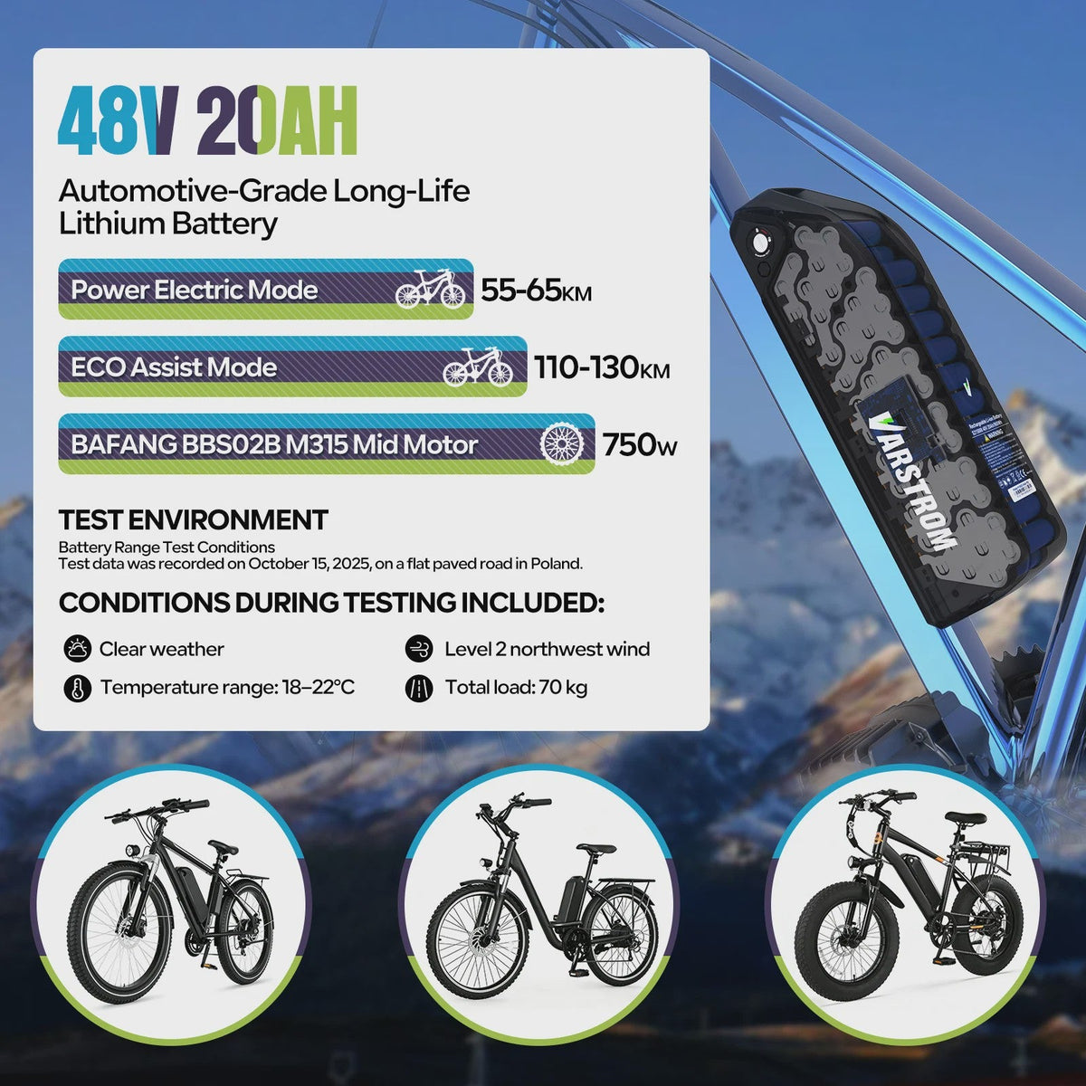 Lithium E-bike Accu