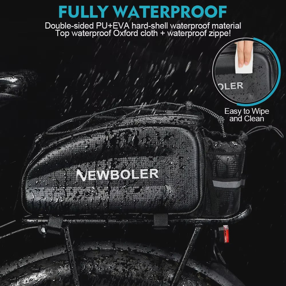 Waterdichte Hard Shell Achterdrager Fietstas