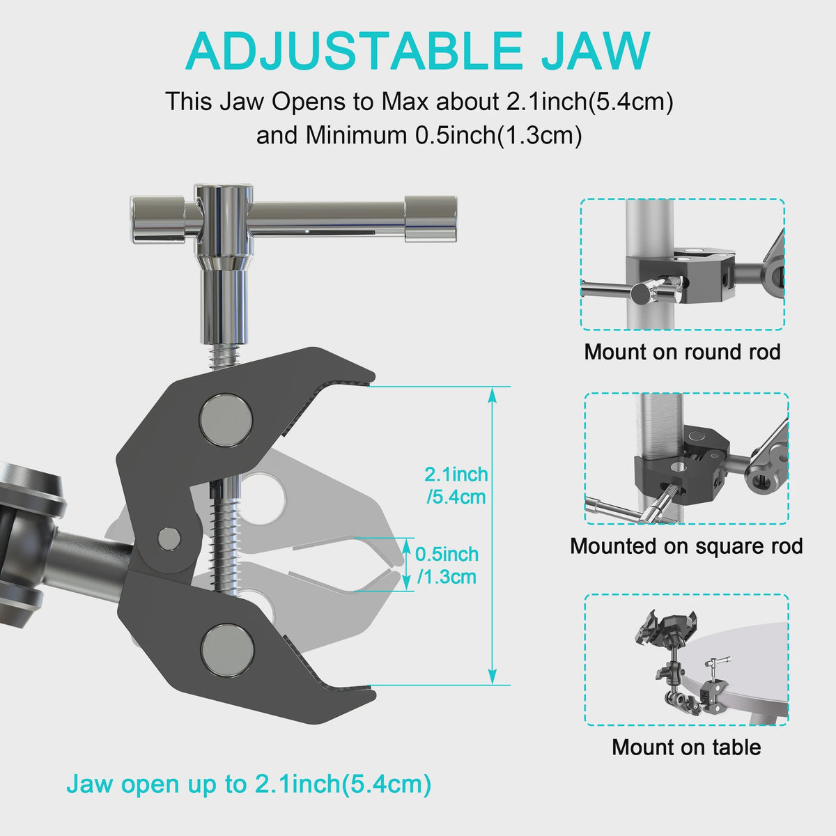 SuperClamp universele telefoonhouder