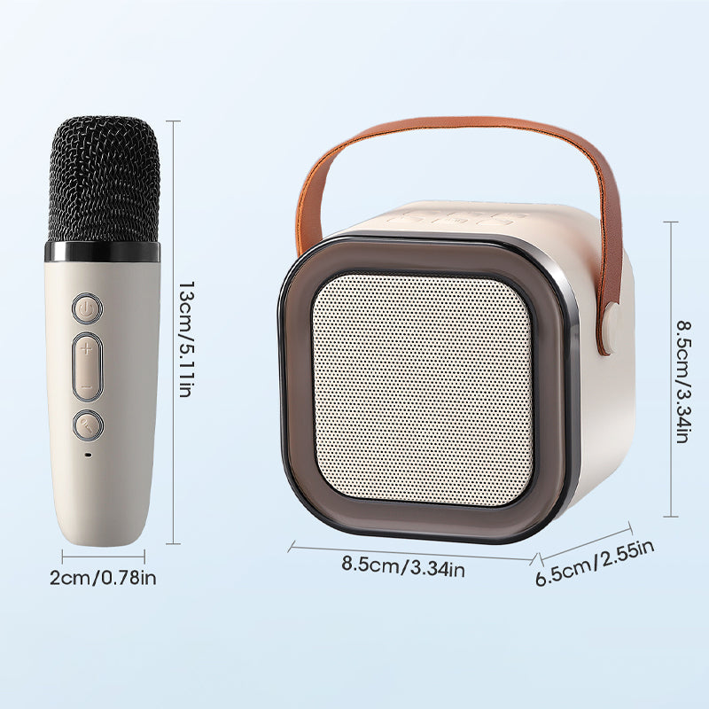 Mini draagbare karaoke set