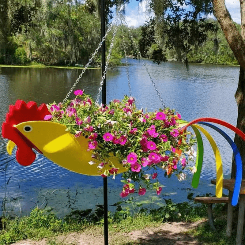 Hangende plantenschaal in vogeldesign