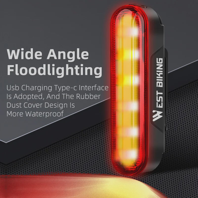 Slim achterlicht met laser en remsensor