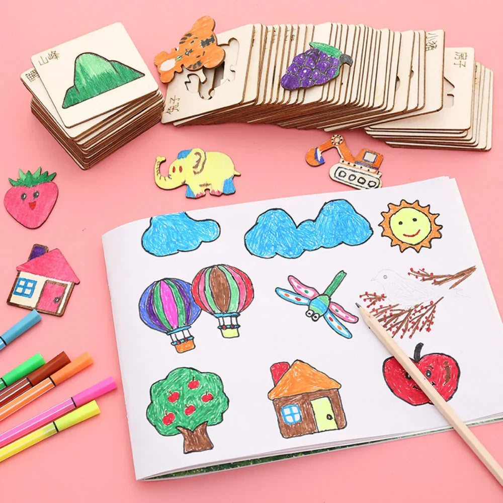 Creatieve Tekensjablonen Stencilset (20 Stuks)