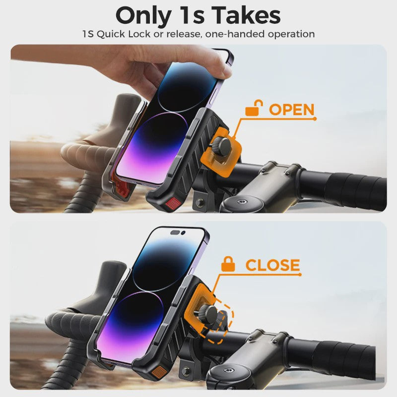 Universele fiets- en motortelefoonhouder