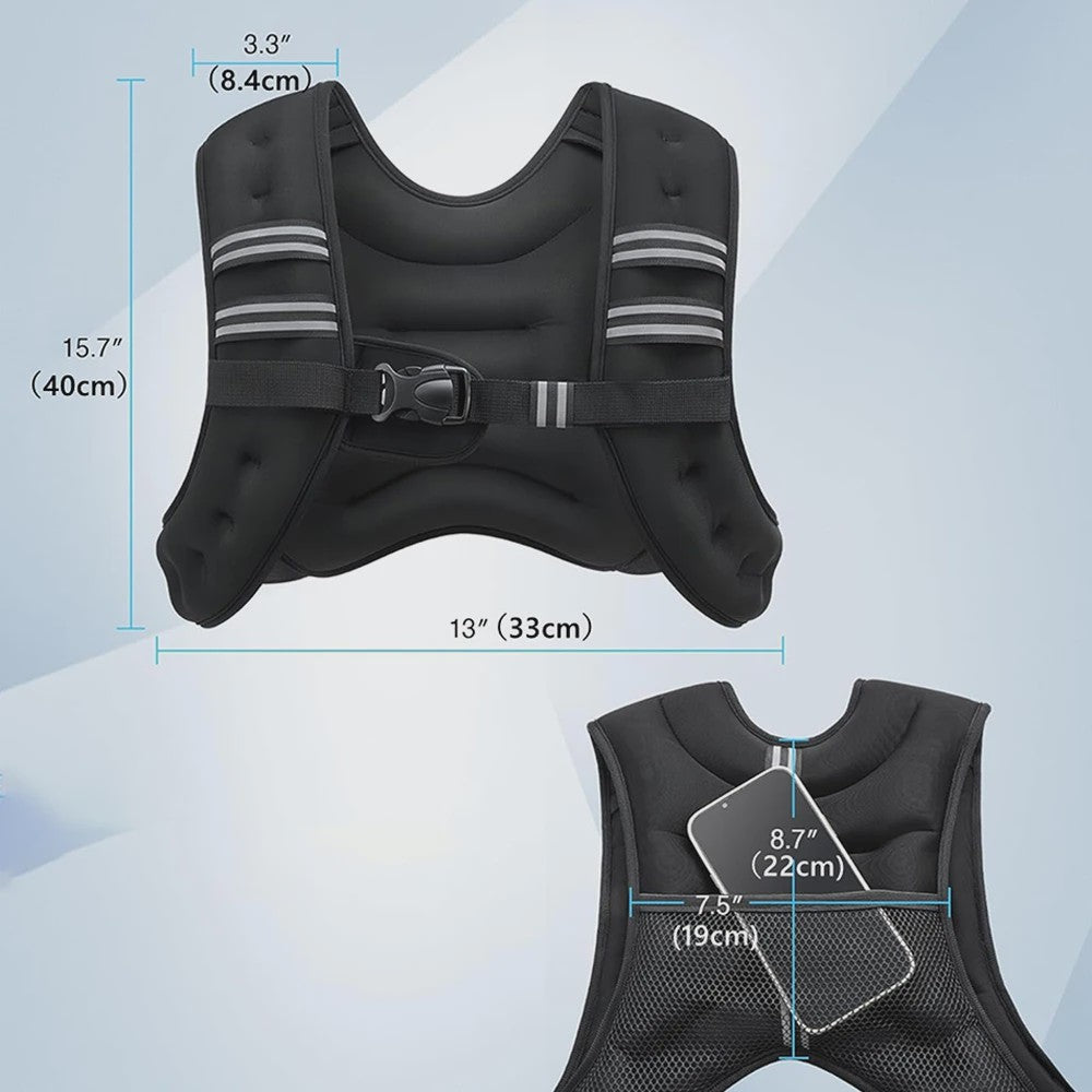 Verstelbaar Gewichtsvest 5.4 kg