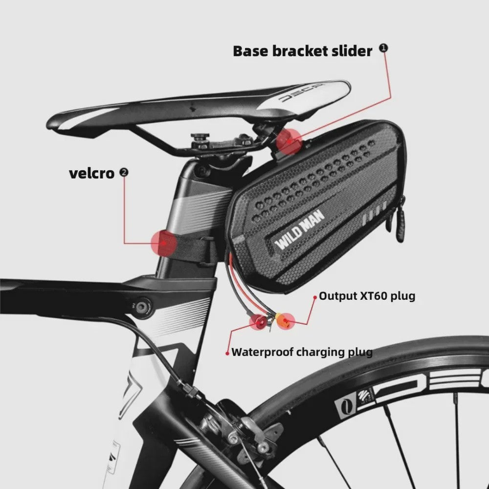 Waterproof E-bike Batterij Pack Li-ion met 2A Snellader