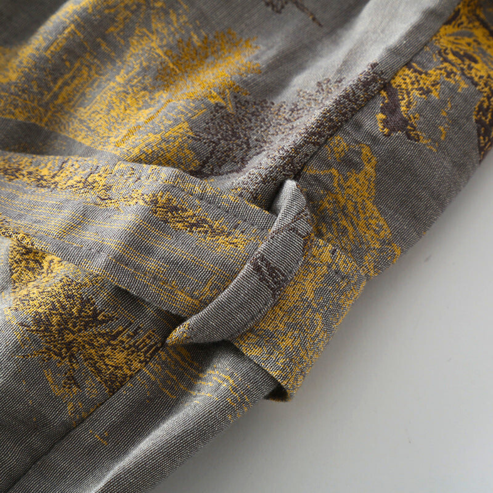 Luxe katoenen kimono badjas