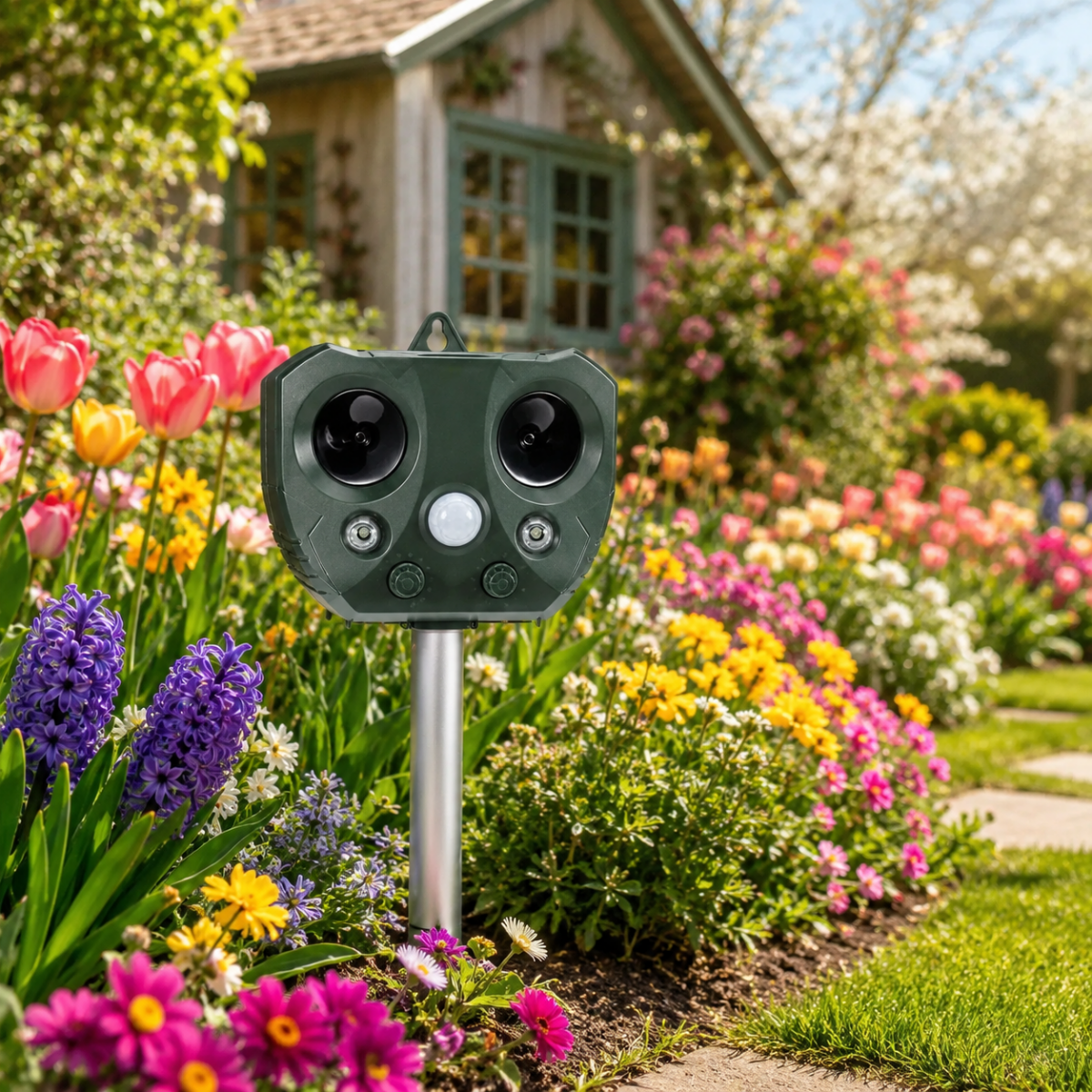 Solar Dierenverjager met PIR-Sensor