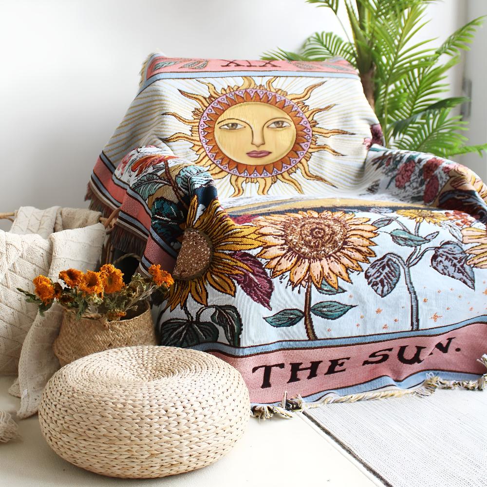 Boho Zon Wandkleed Plaid Deken