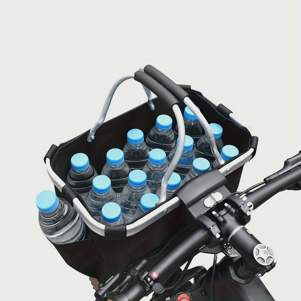 Opvouwbare afneembare fietsmand voor stuur