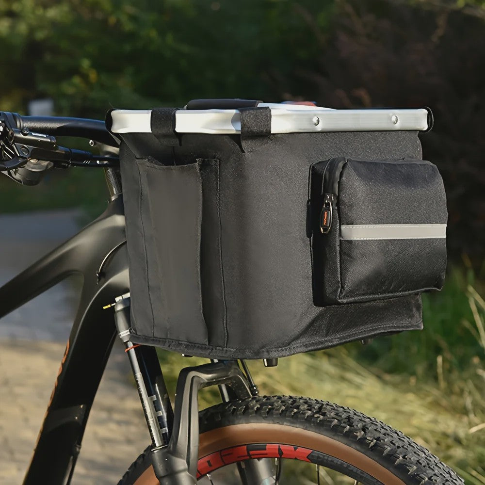 Opvouwbare fietsmand met snelsluiting