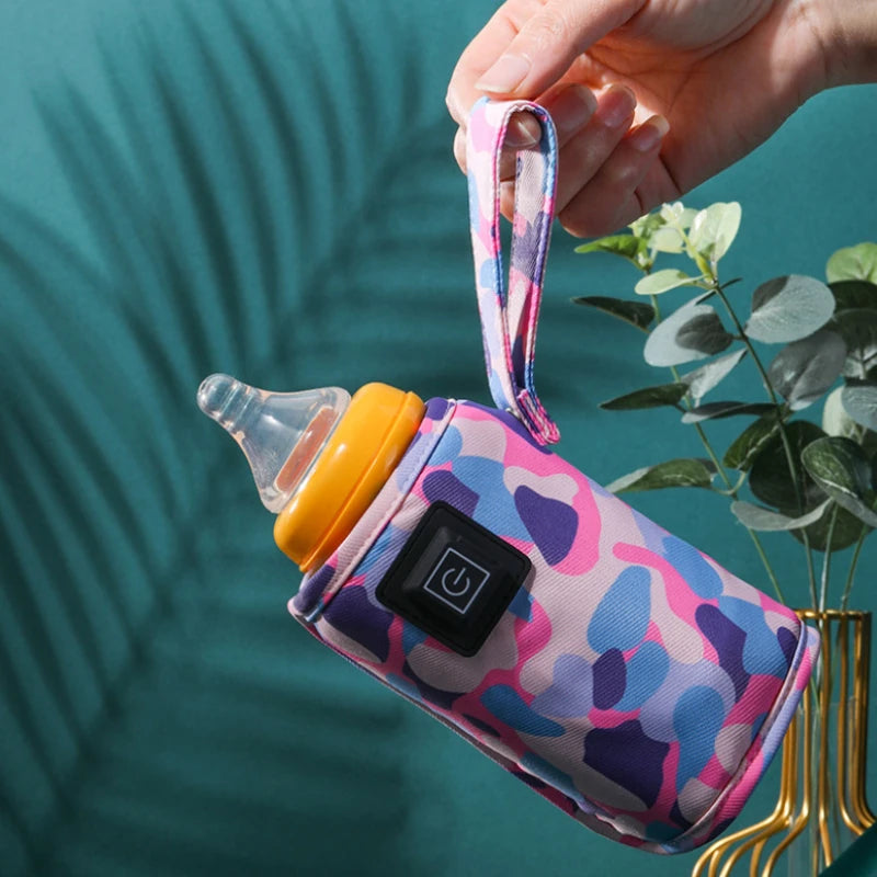 Draagbare USB-babyflessenwarmer