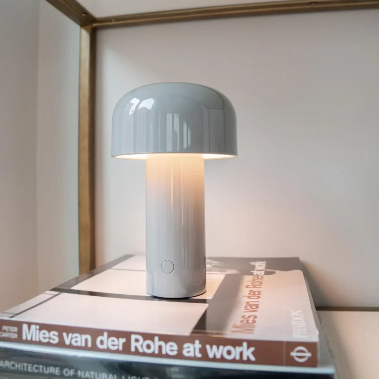 HaloGleam draadloze paddenstoel tafellamp