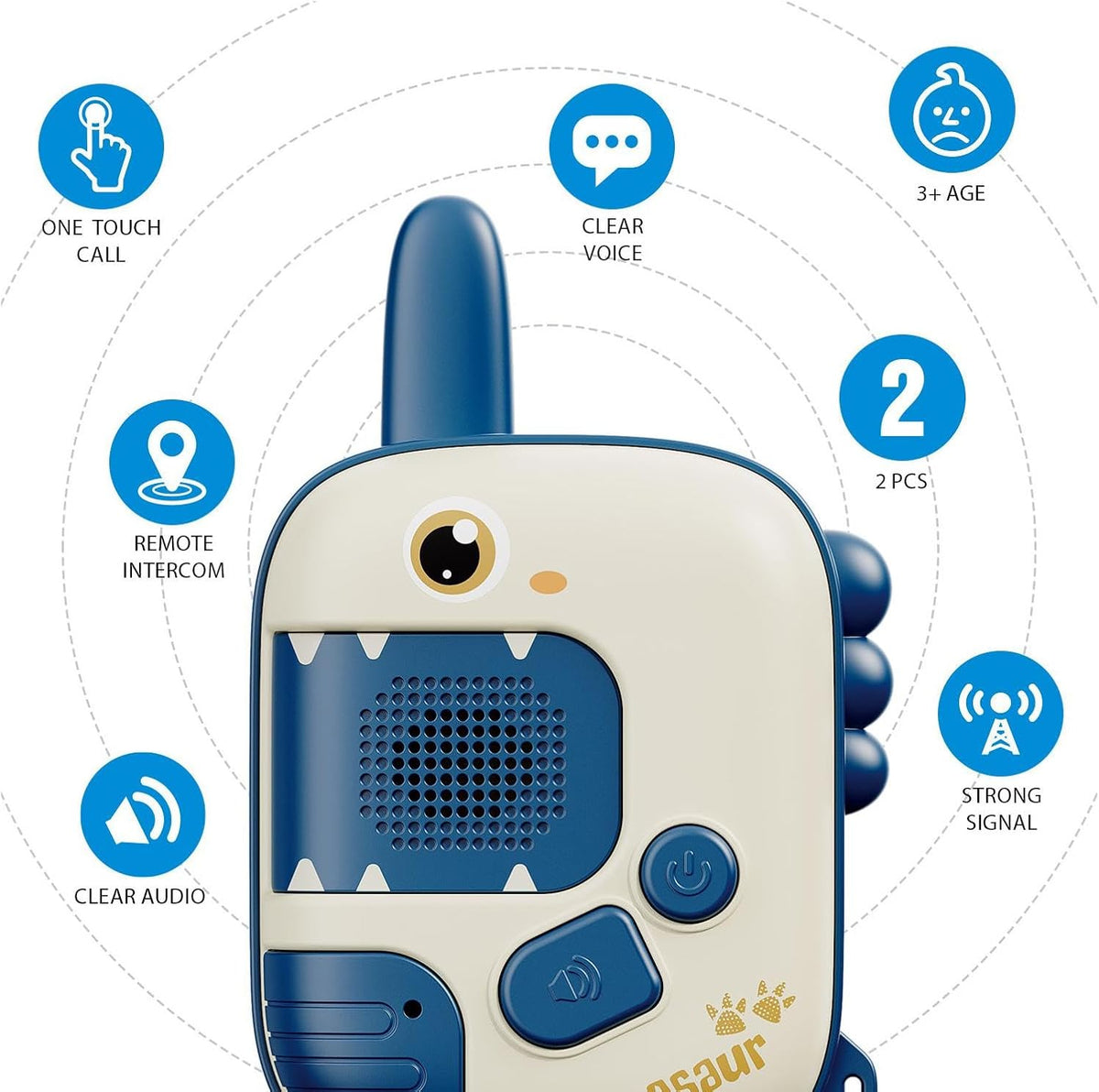 RaptorTalk Dino Walkie-Talkies