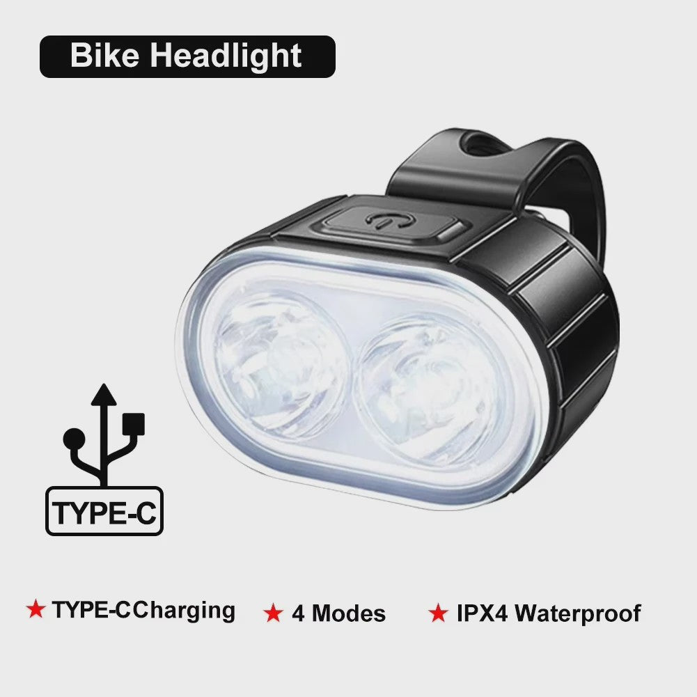 Oplaadbare Fietsverlichting Set met USB