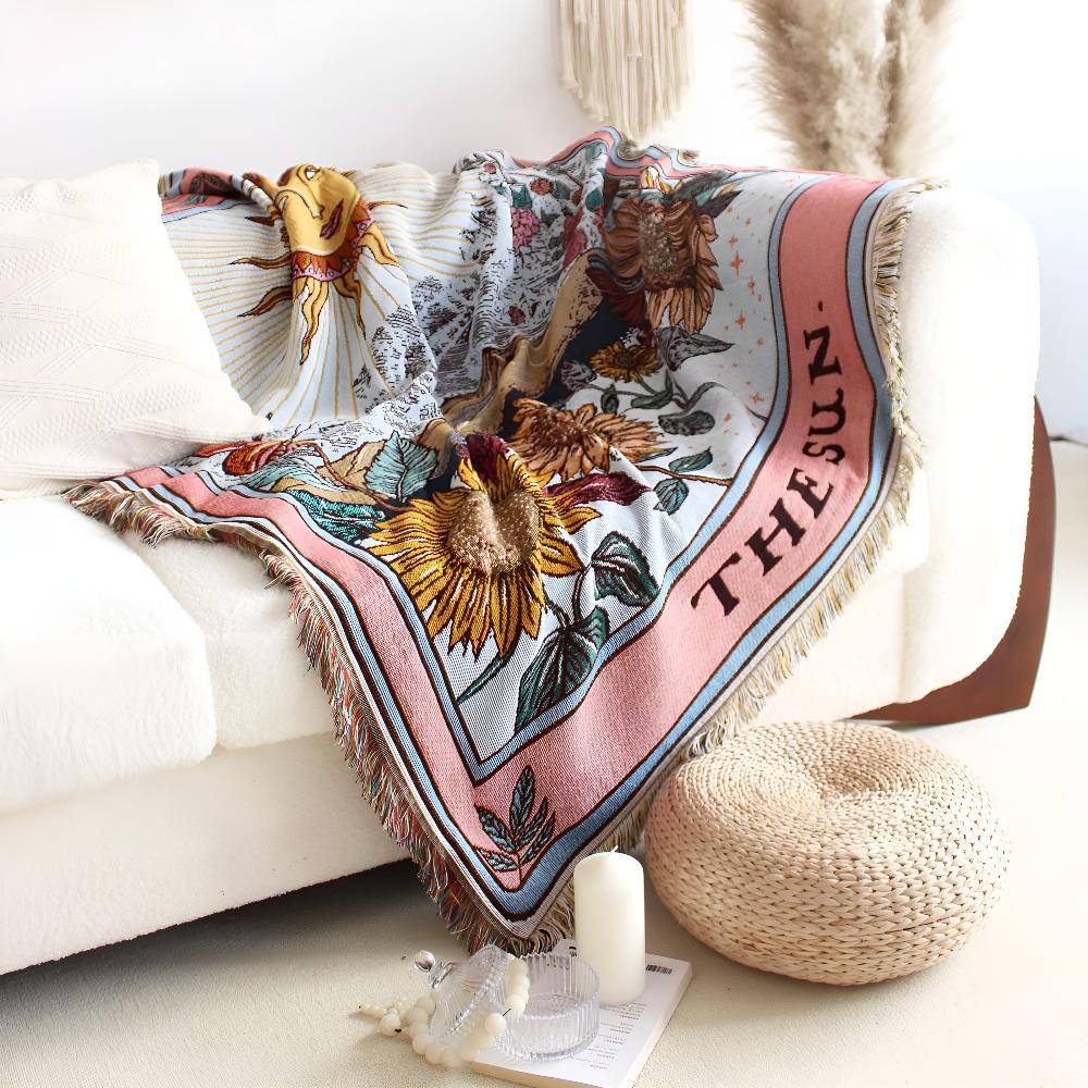 Boho Zon Wandkleed Plaid Deken