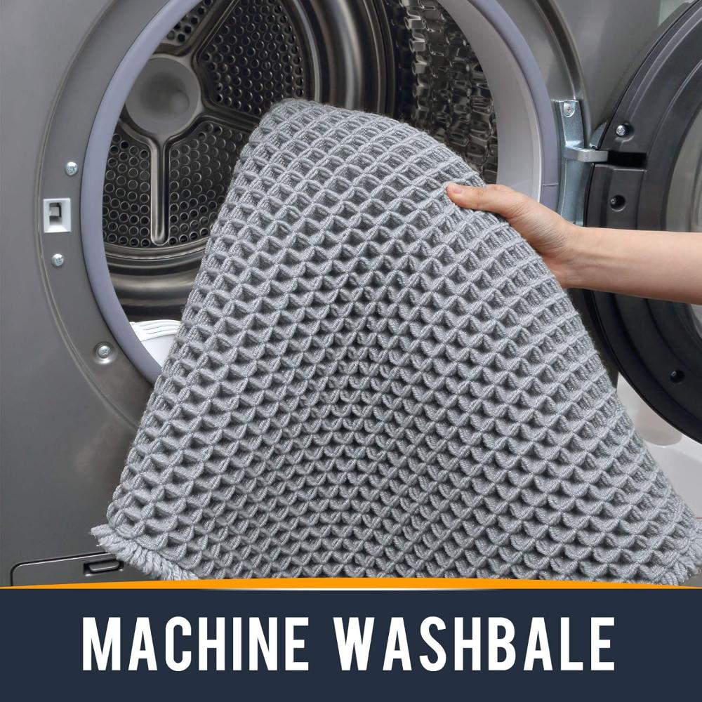 LuxeWeave wafelstructuur badmat