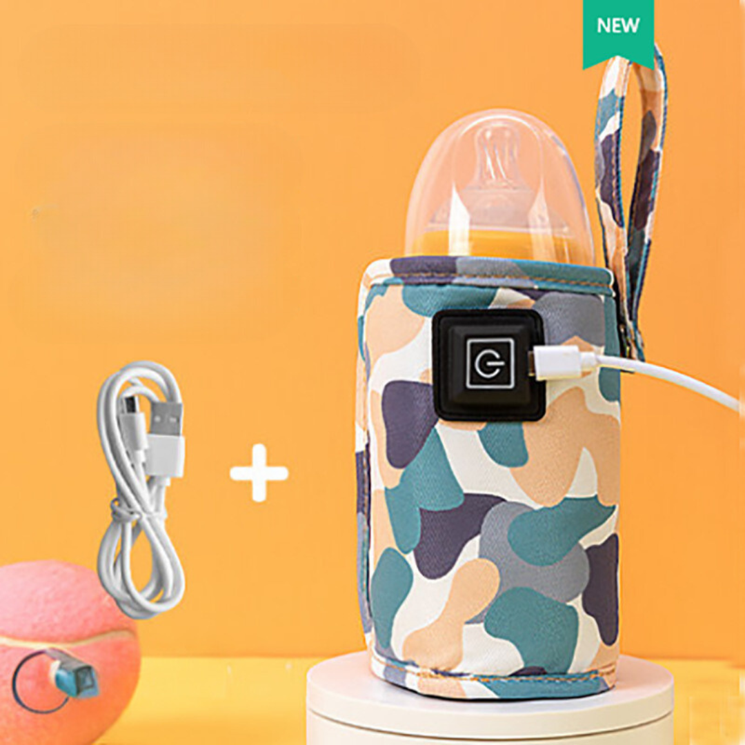 Draagbare USB-babyflessenwarmer