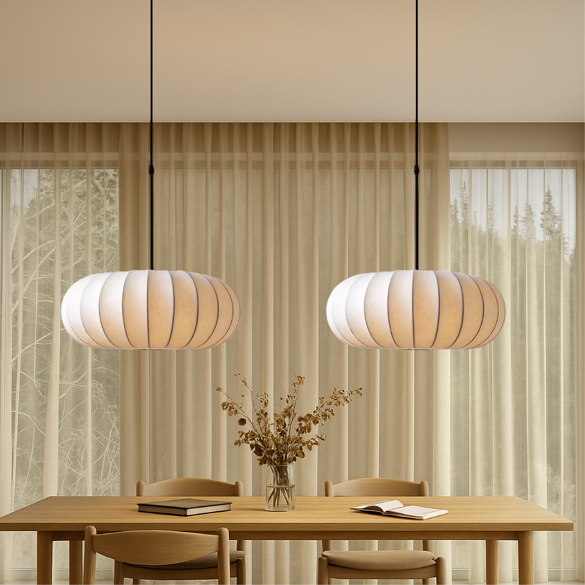 Verona zijden hanglamp
