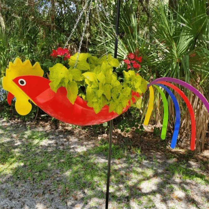 Hangende plantenschaal in vogeldesign