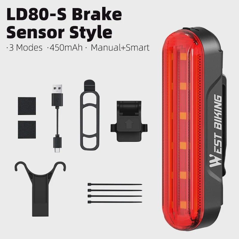 Slim achterlicht met laser en remsensor