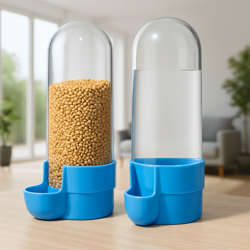 Automatische 2-in-1 Vogelvoederbak en Waterdispenser