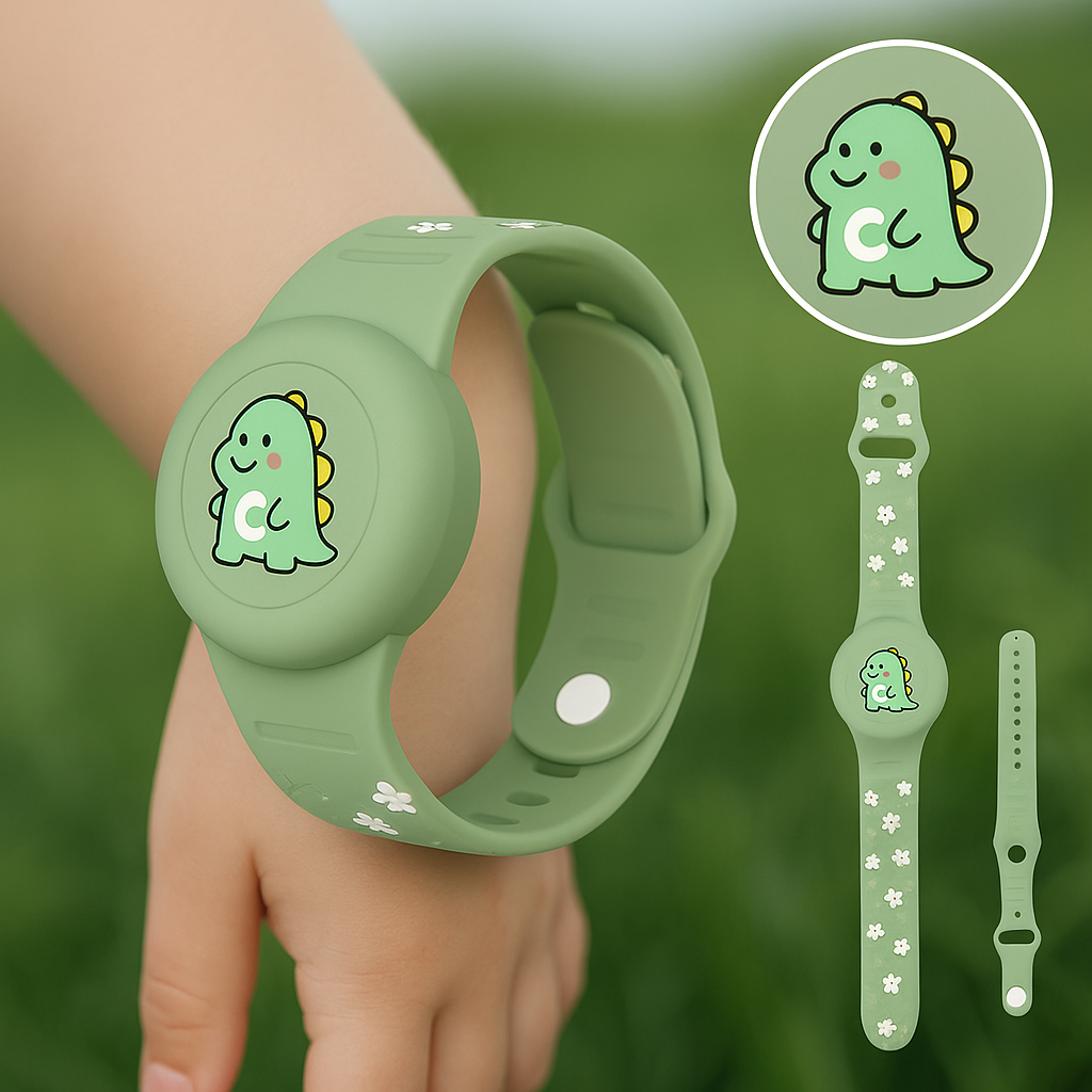 Siliconen AirTag Armband Kind