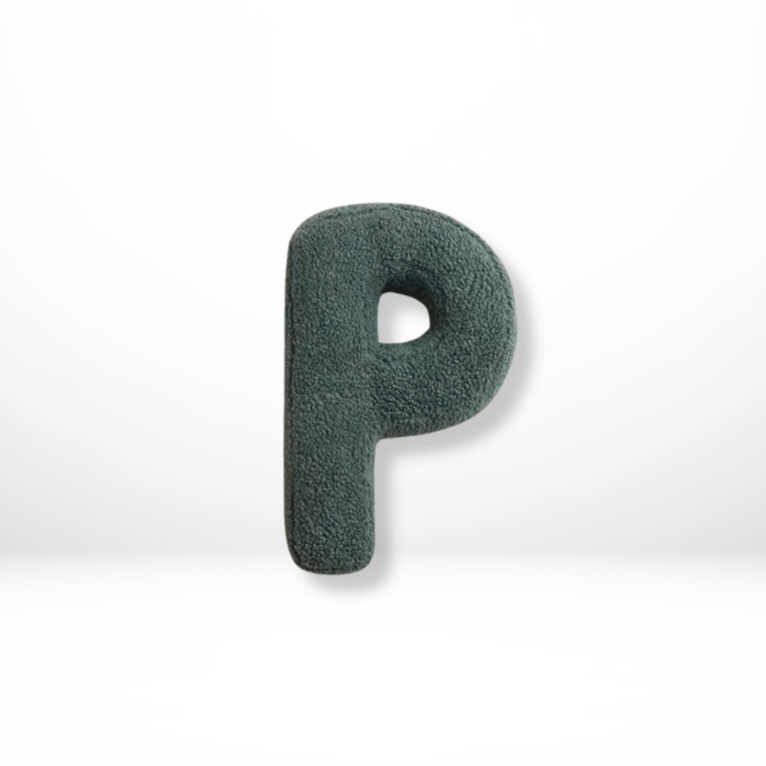 Fluweel letterkussen