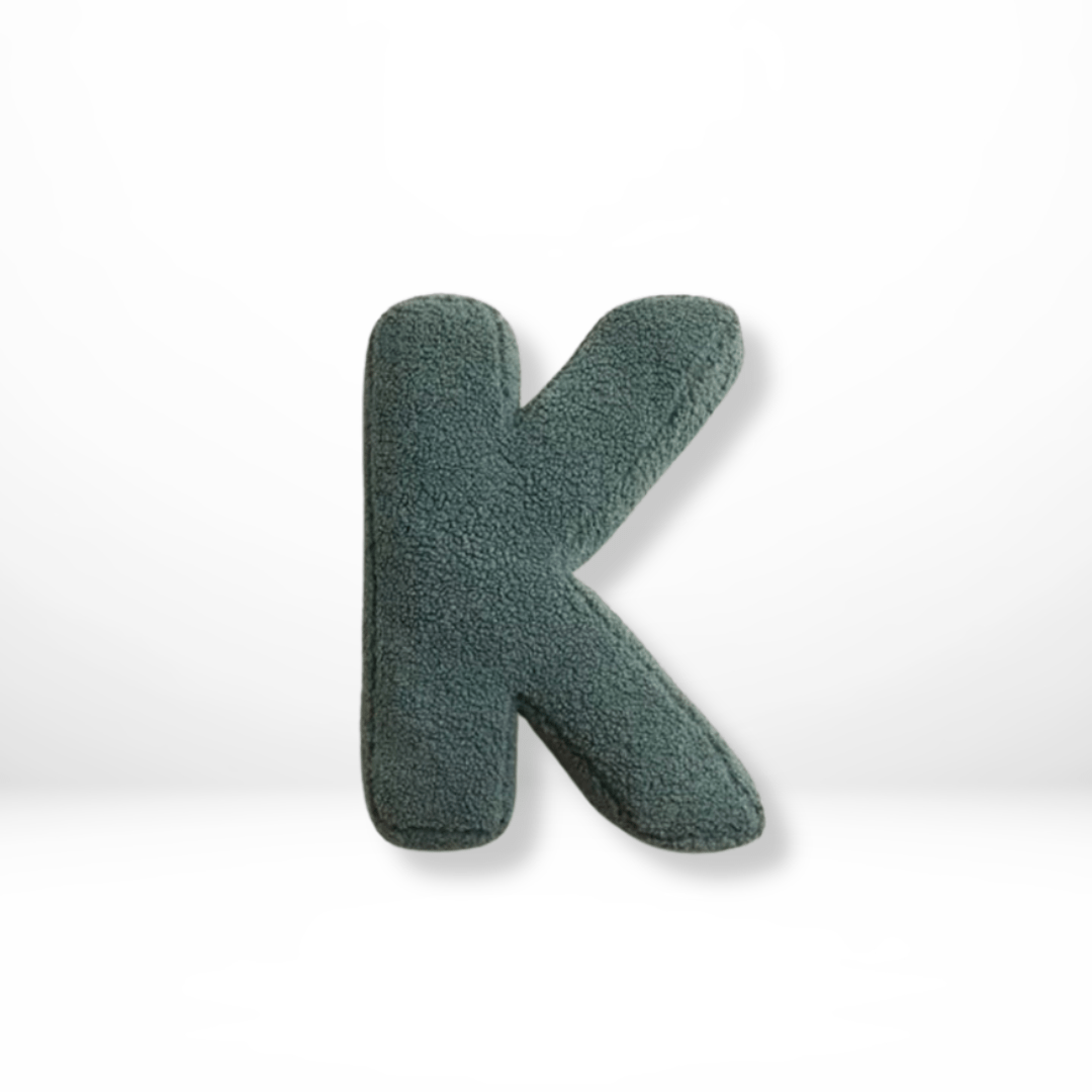 Fluweel letterkussen