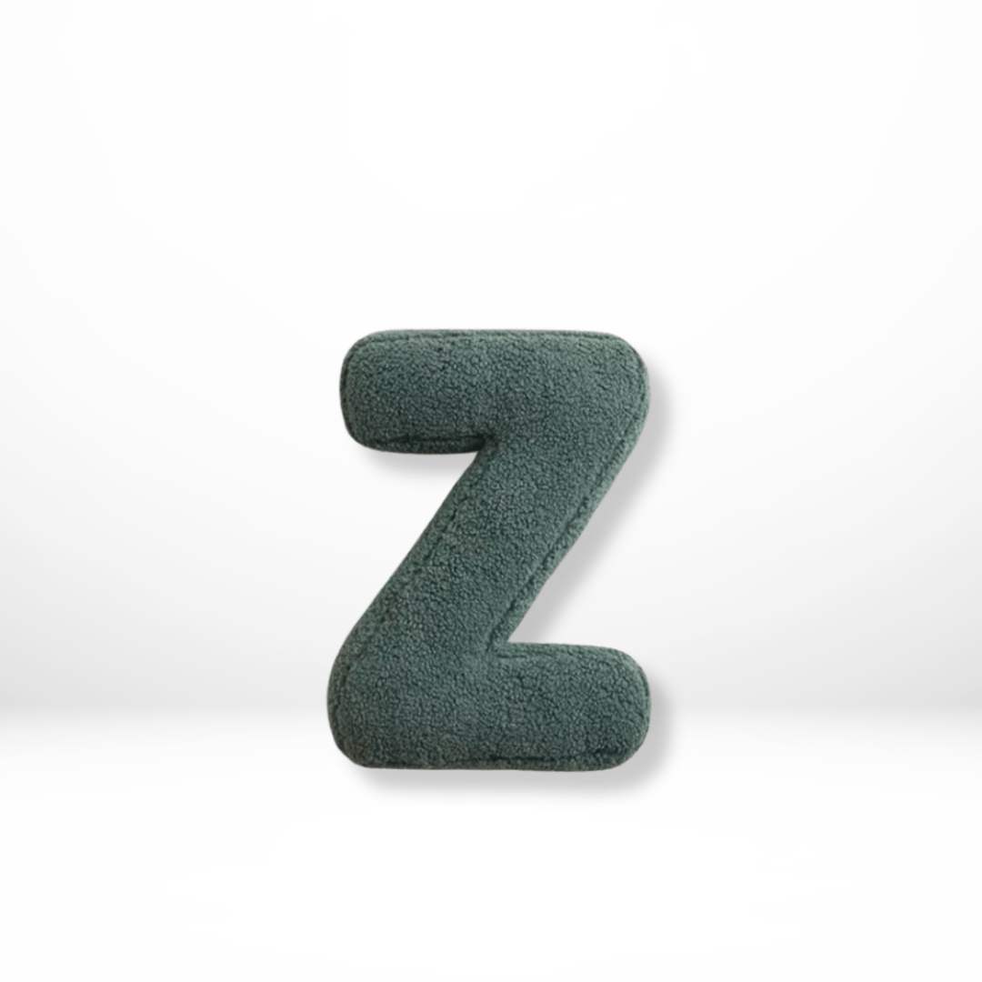 Fluweel letterkussen