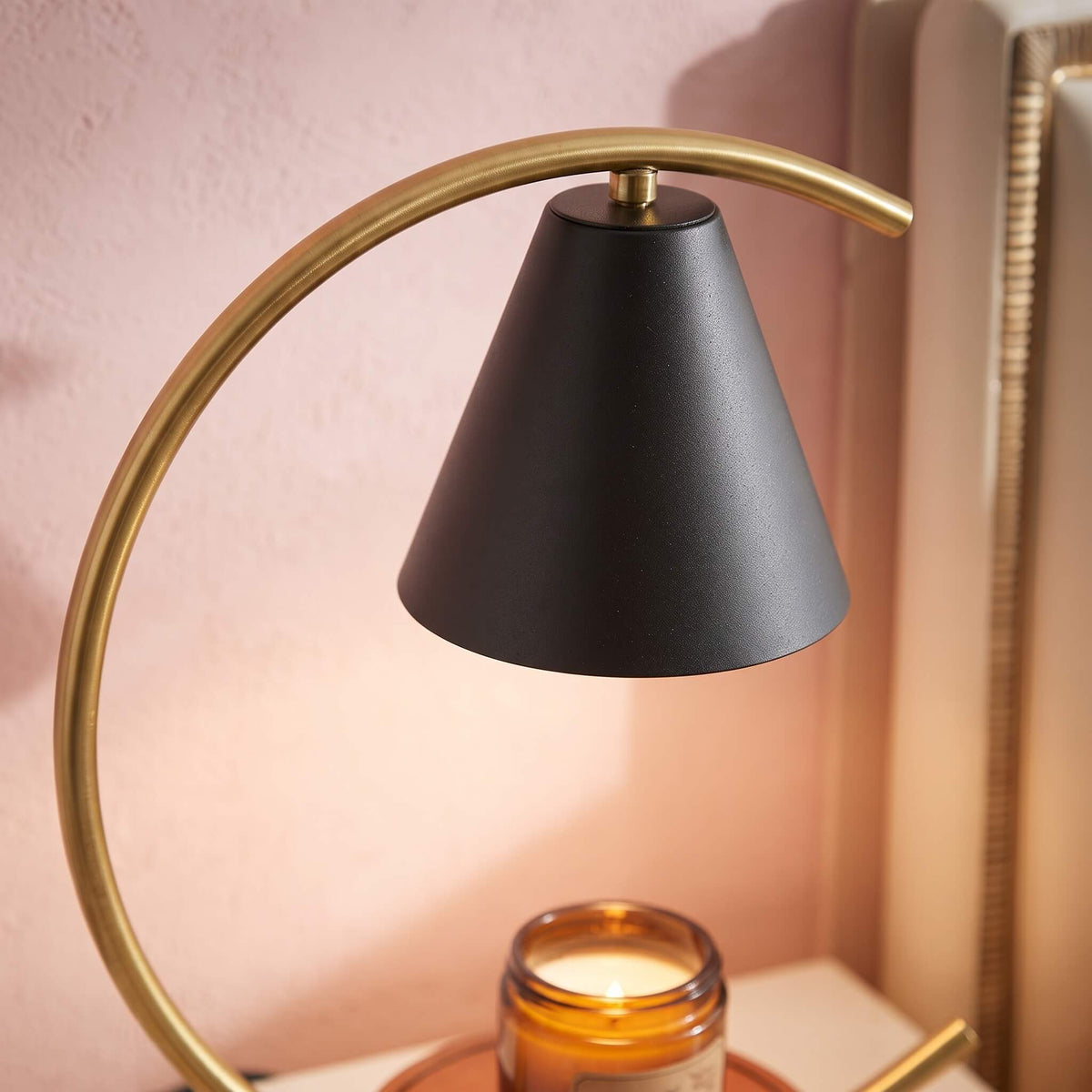 Elektrische waxlamp met dimmer en timer
